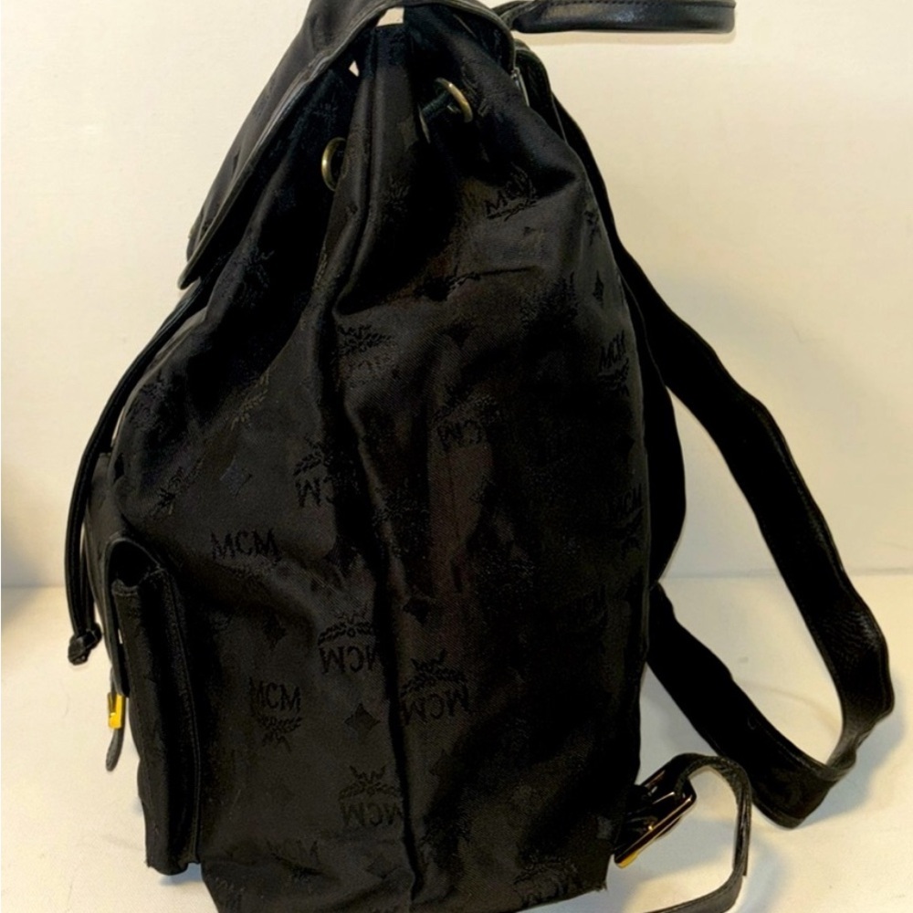 MCM Nylon Black Backpack - Picture 4 of 6